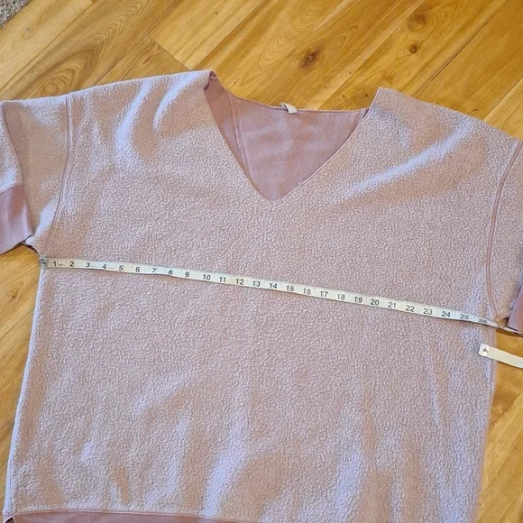 Free People Intimately oversized inside out tunic sweatshirt size Small - Picture 8 of 10